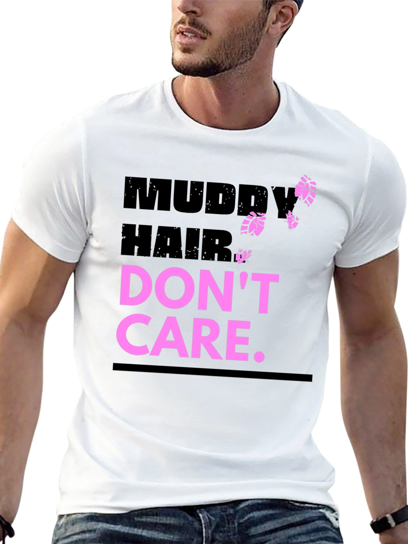Muddy Hair Dont Care Graphic Tee