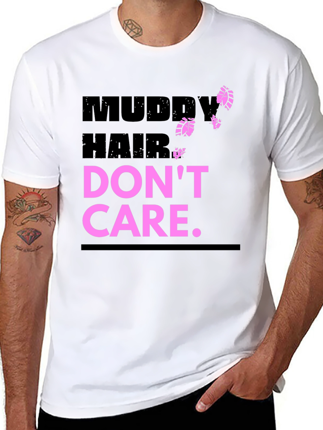 Muddy Hair Dont Care Graphic Tee