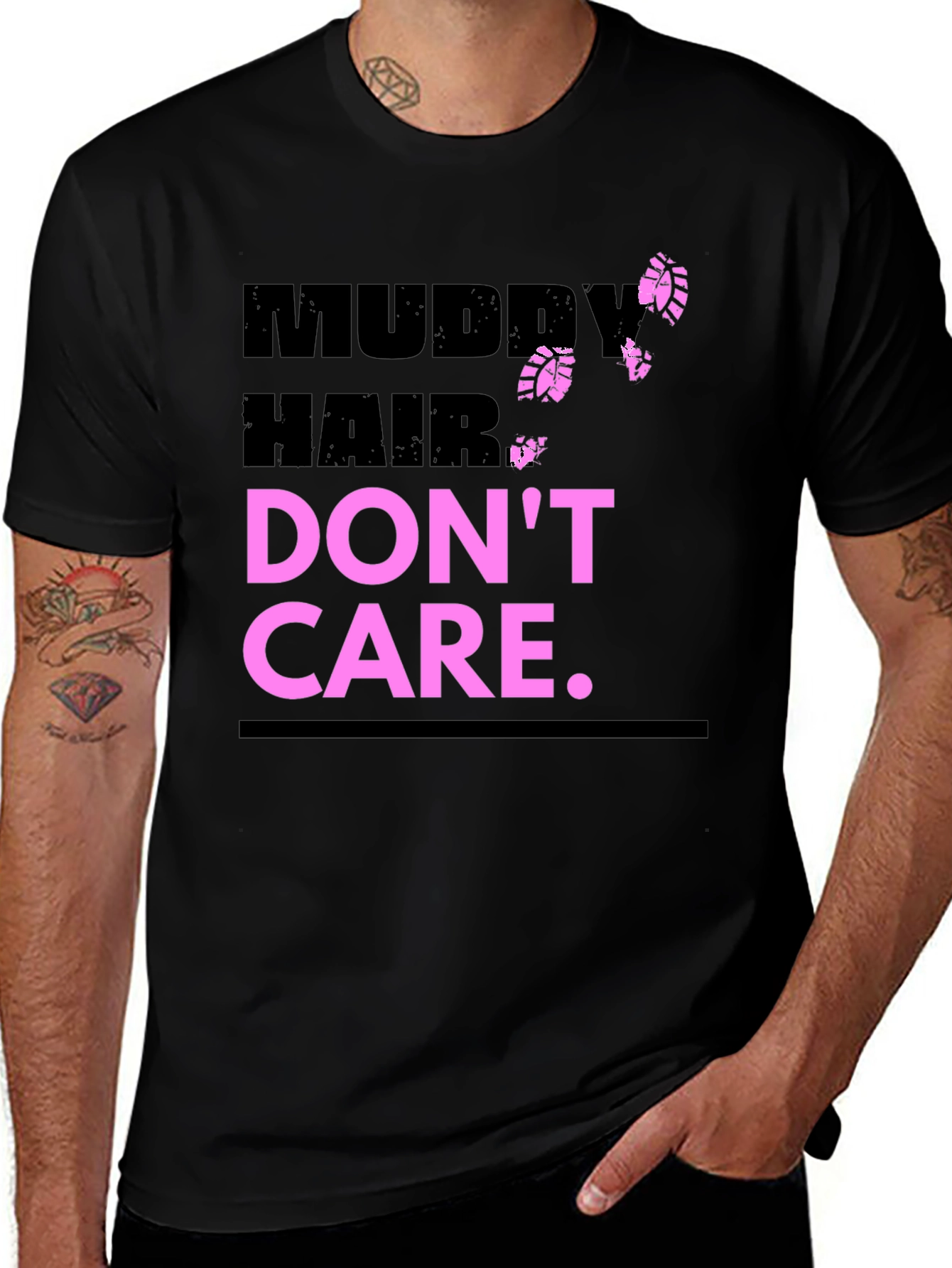 Muddy Hair Dont Care Graphic Tee