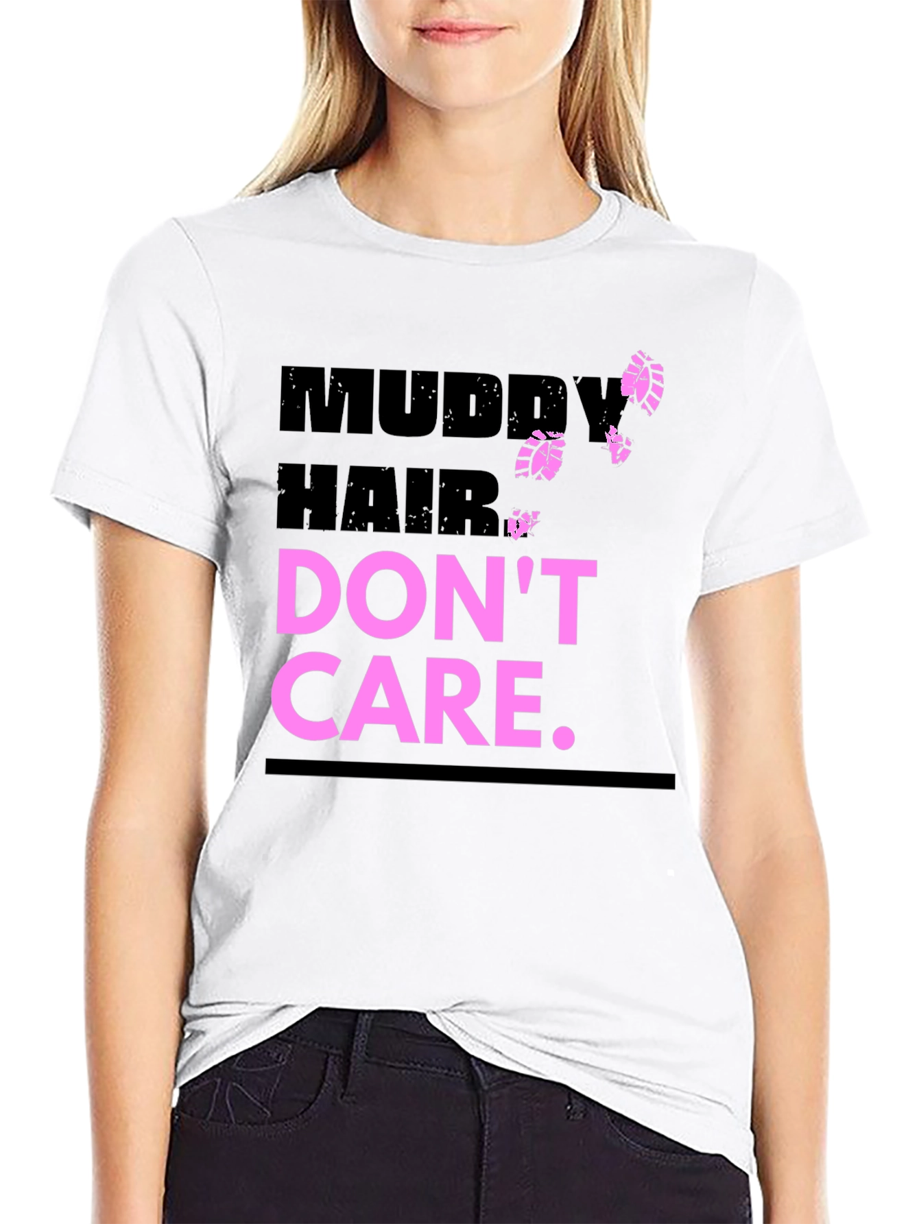 Muddy Hair Dont Care Graphic Tee