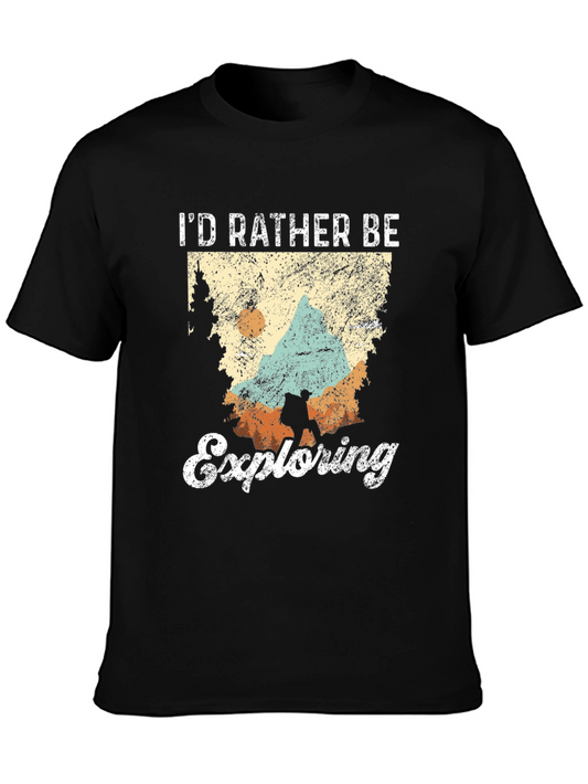 Id Rather Be Exploring Graphic Tee