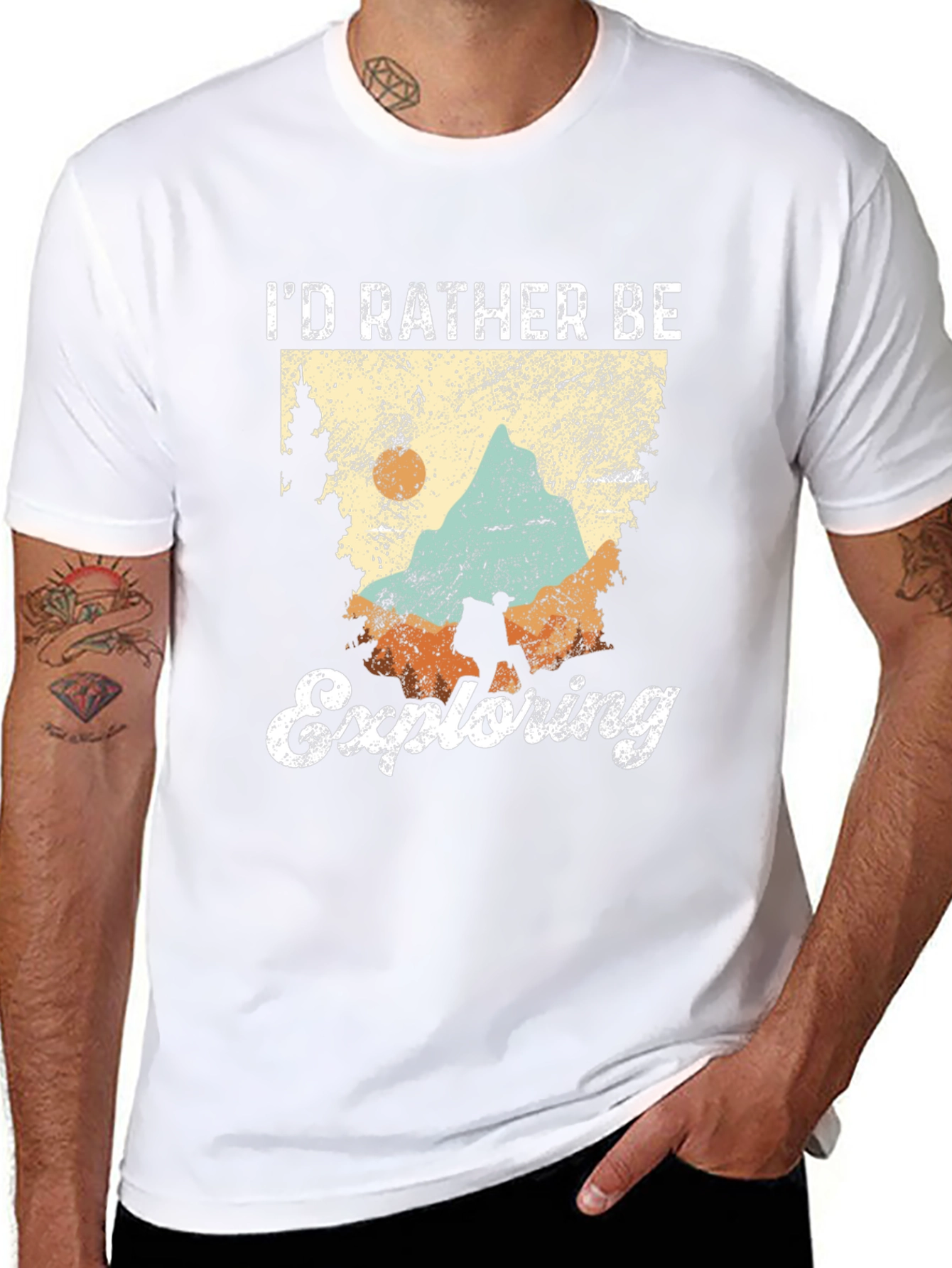 Id Rather Be Exploring Graphic Tee