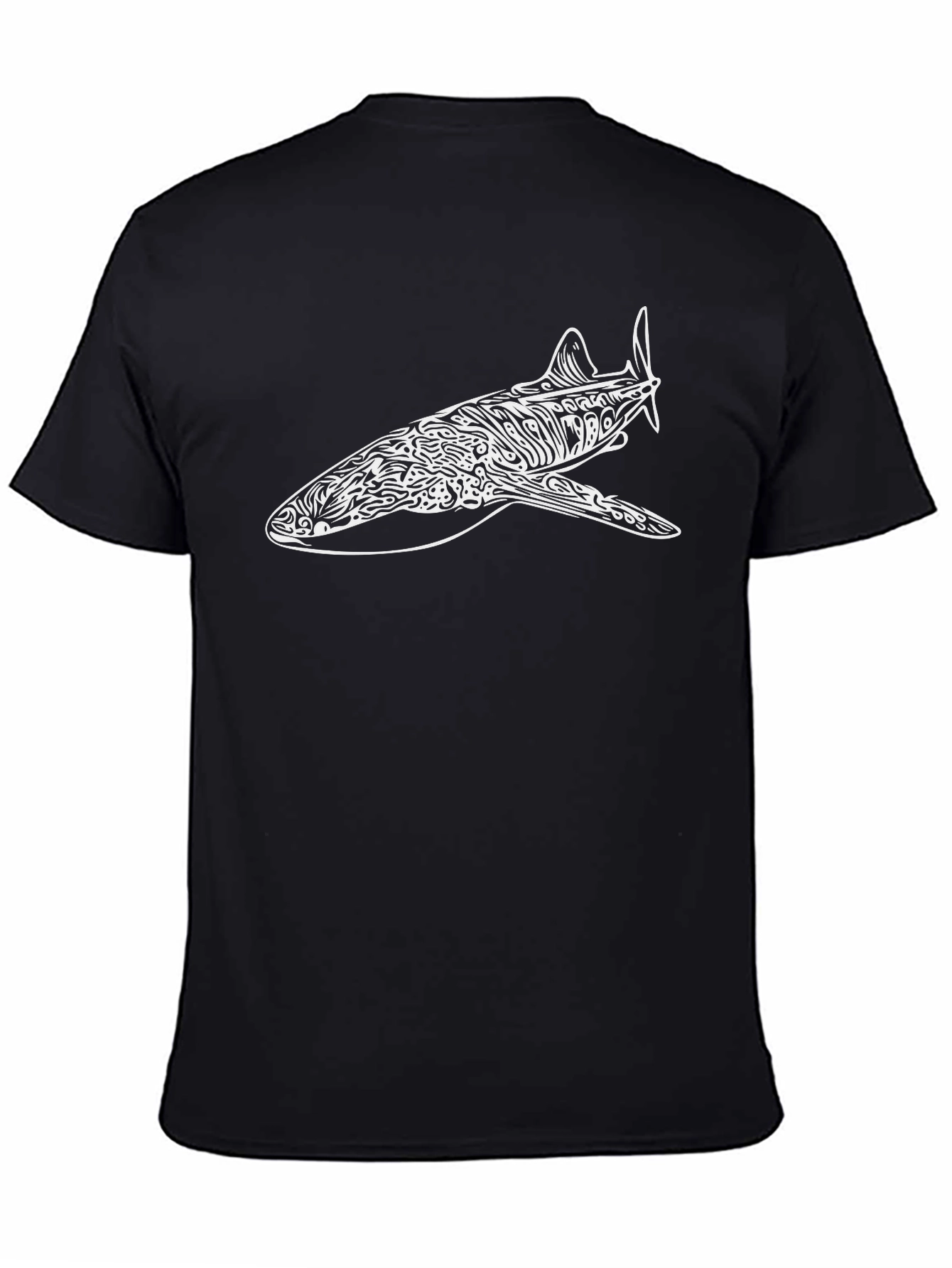 Cool Black T-Shirt with Airplane Graphic