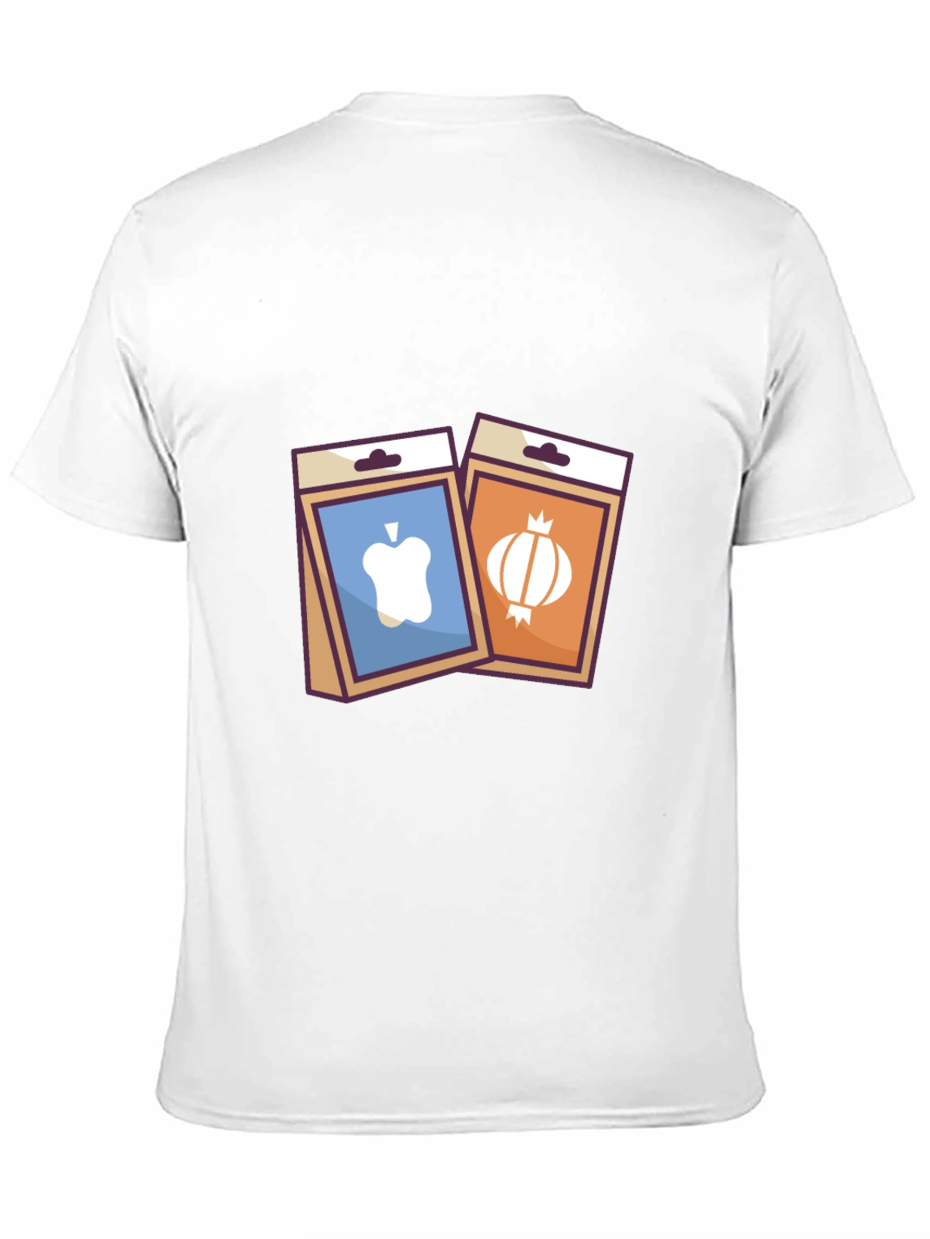 Gardening T-Shirt - Apple and Onion Seed Packets