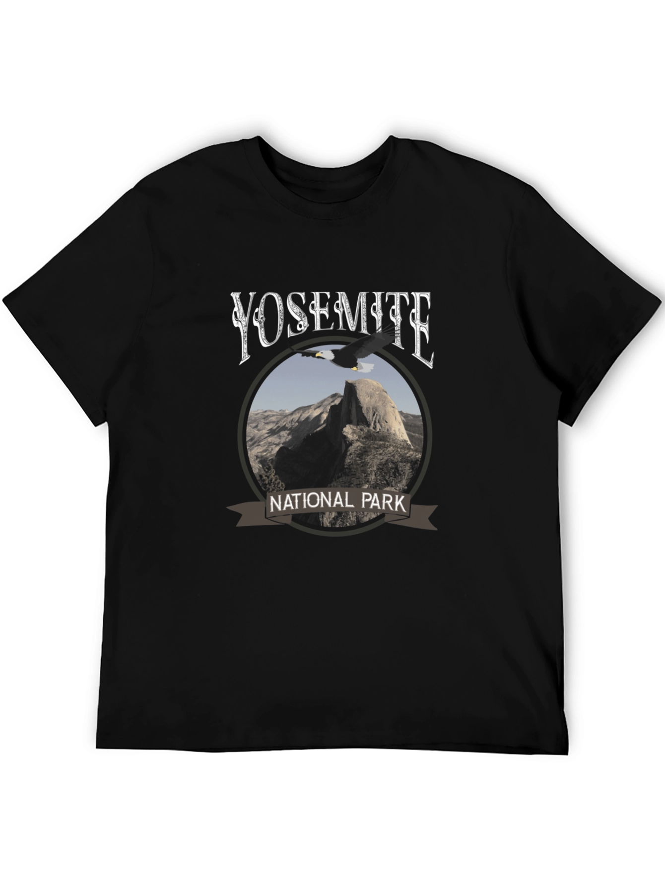 Yosemite National Park Graphic Tee - Black