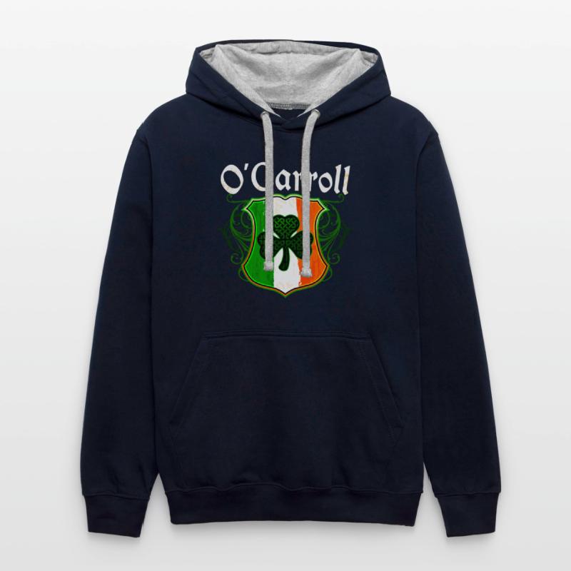 O'Carroll Irish Surname Ireland Flag Shamrock