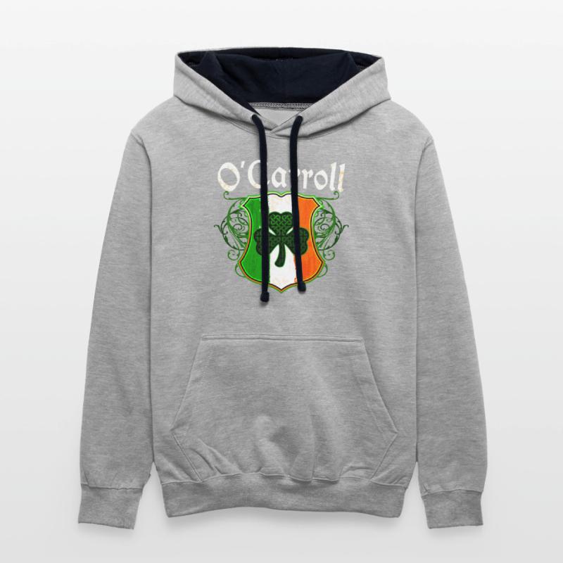 O'Carroll Irish Surname Ireland Flag Shamrock