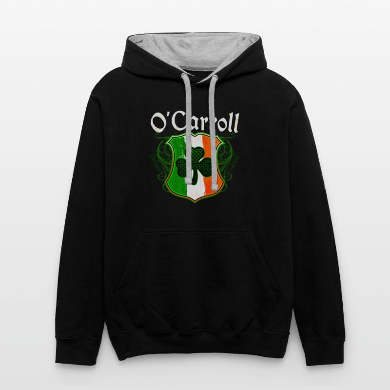 O'Carroll Irish Surname Ireland Flag Shamrock
