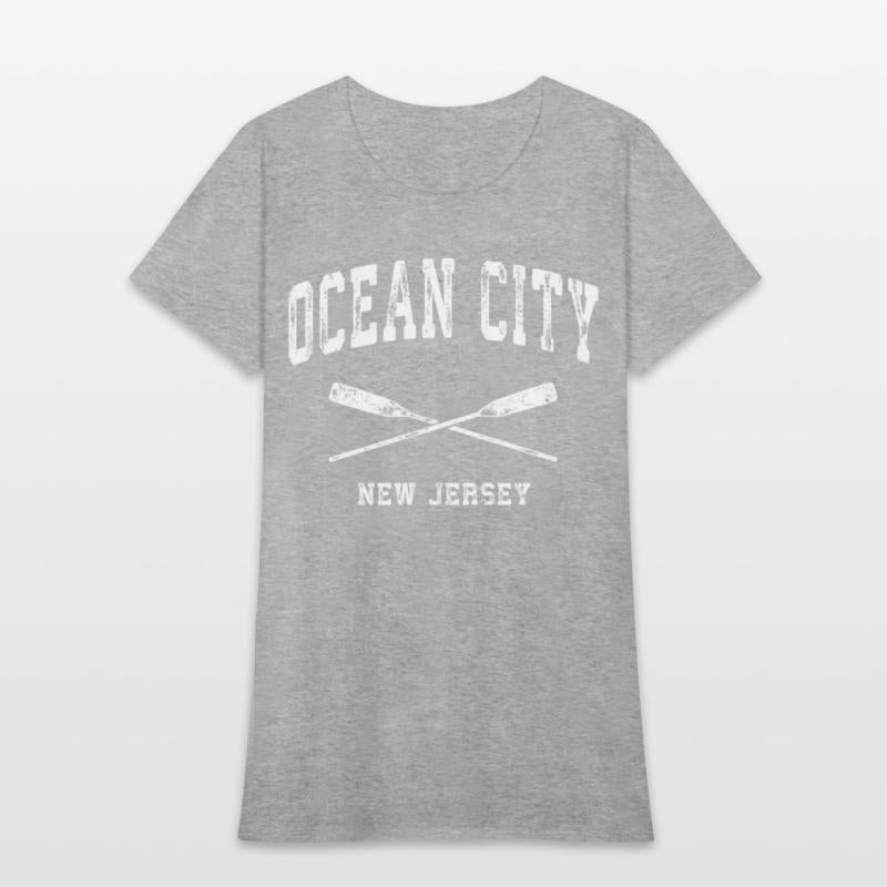 Ocean City New Jersey Nautical Crossed Oars