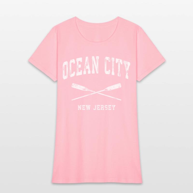 Ocean City New Jersey Nautical Crossed Oars