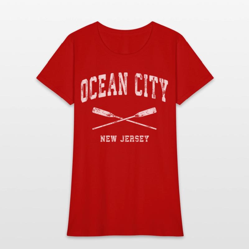 Ocean City New Jersey Nautical Crossed Oars