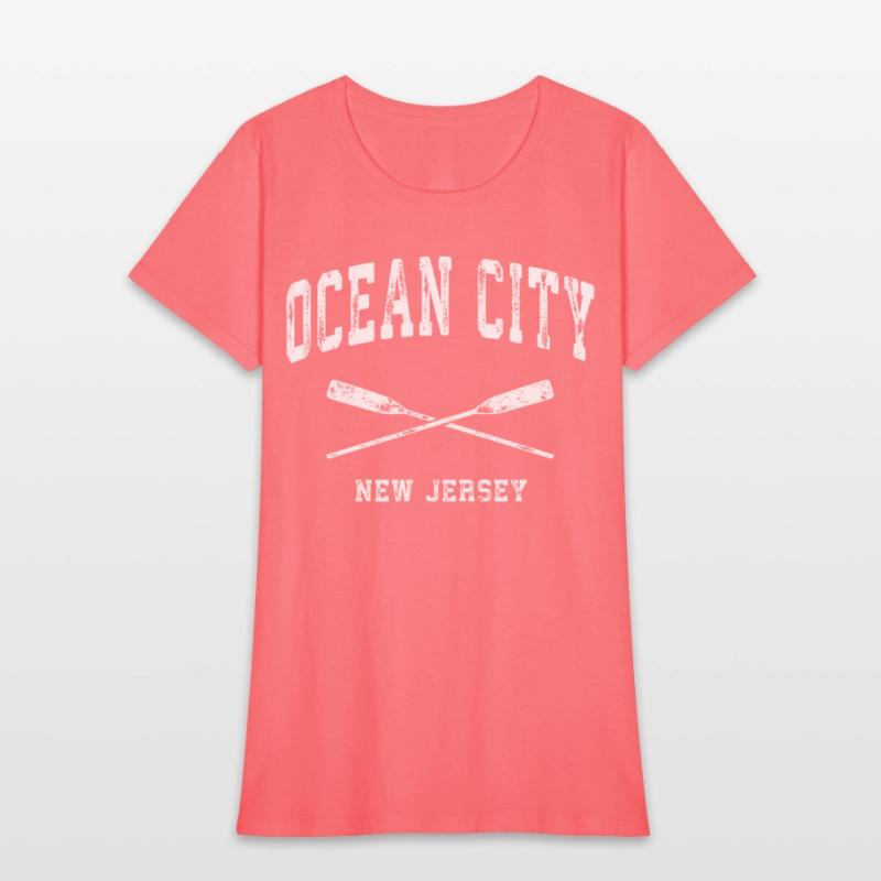 Ocean City New Jersey Nautical Crossed Oars