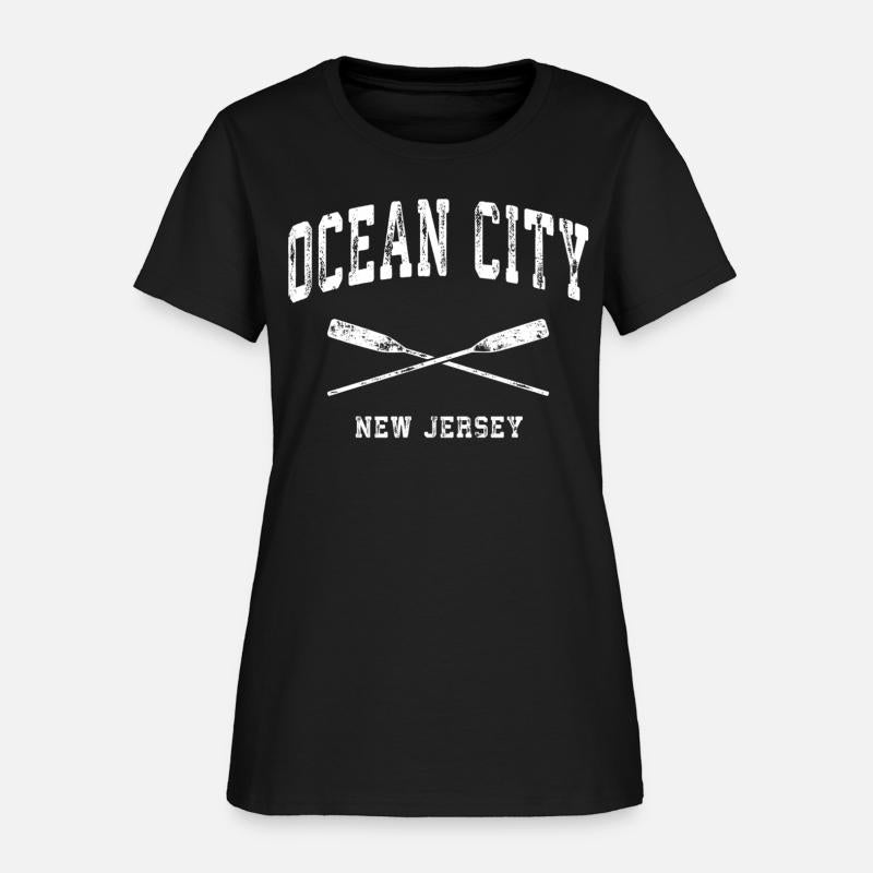 Ocean City New Jersey Nautical Crossed Oars