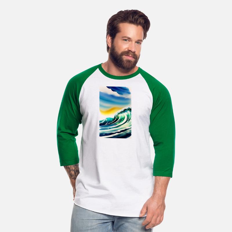 Ocean Waves Painting Design