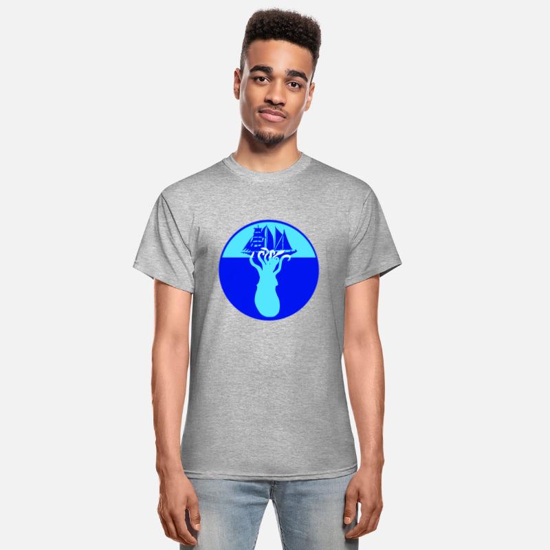 Octopus Ship Attack Sailing Sailboat Sea Monster