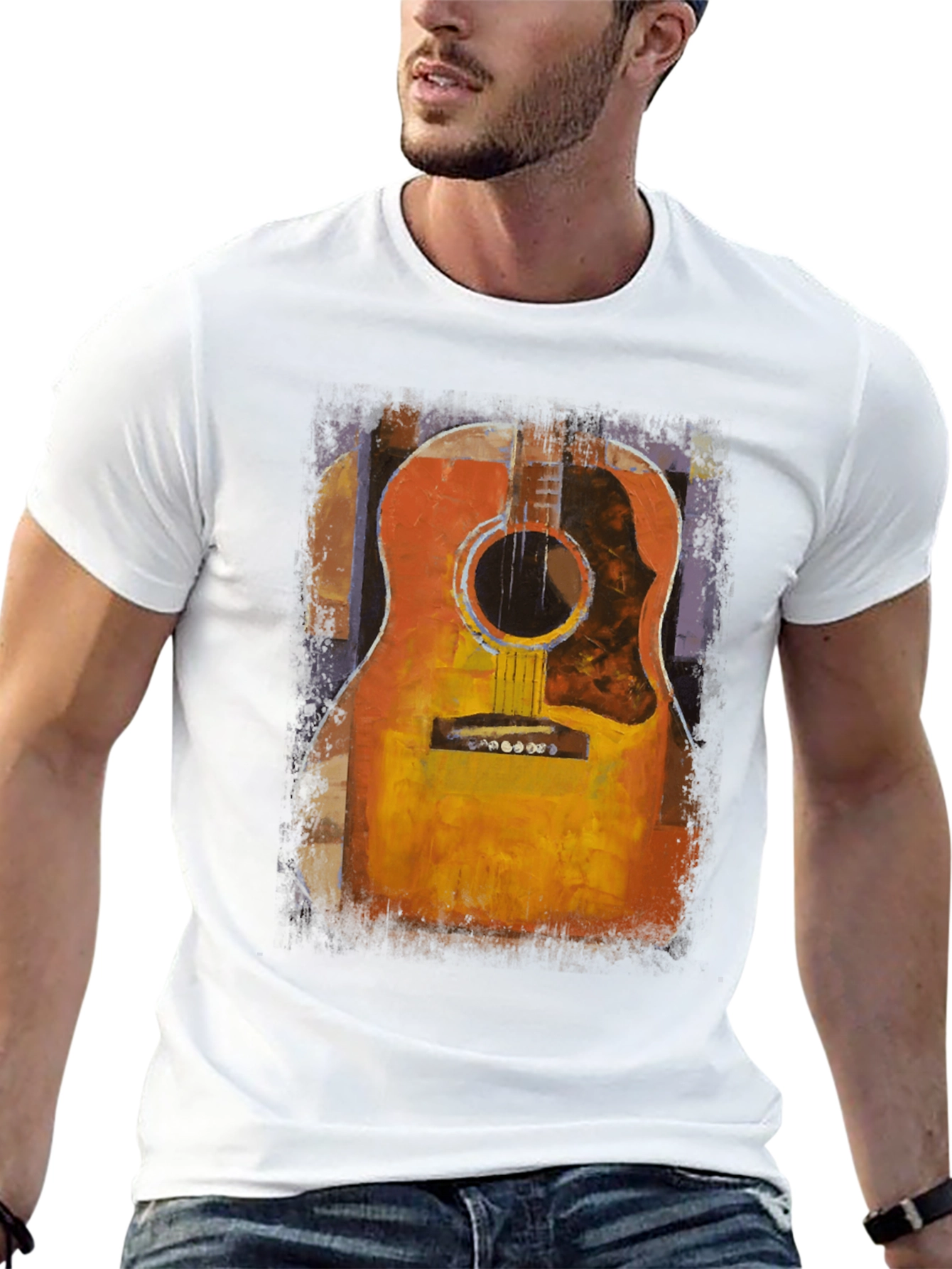 Guitar Graphic Tee - Musician Style