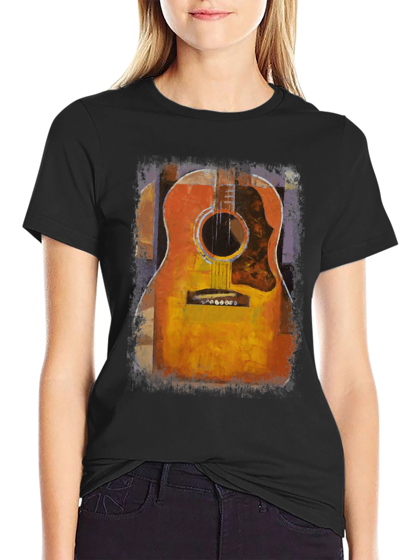 Guitar Graphic Tee - Musician Style