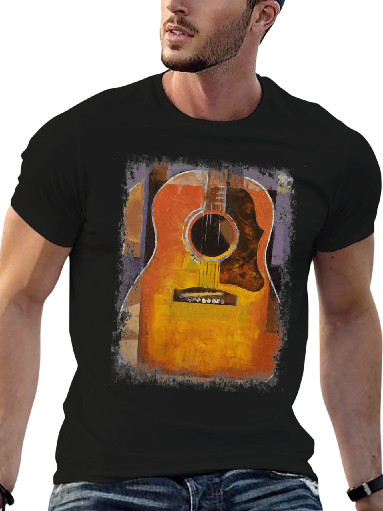 Guitar Graphic Tee - Musician Style