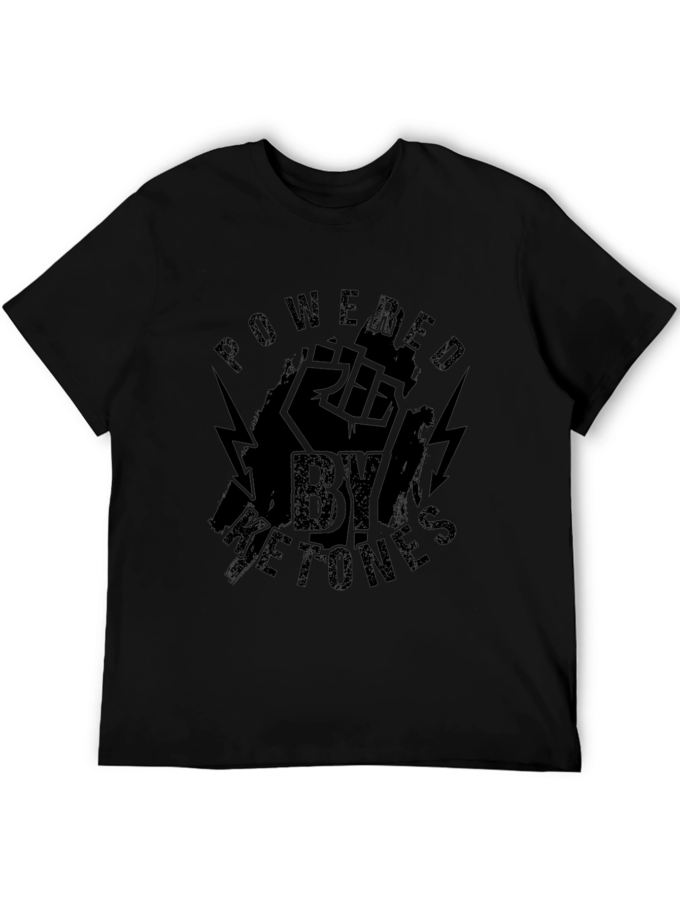 Powered By Ketones T-Shirt - Black Graphic Tee