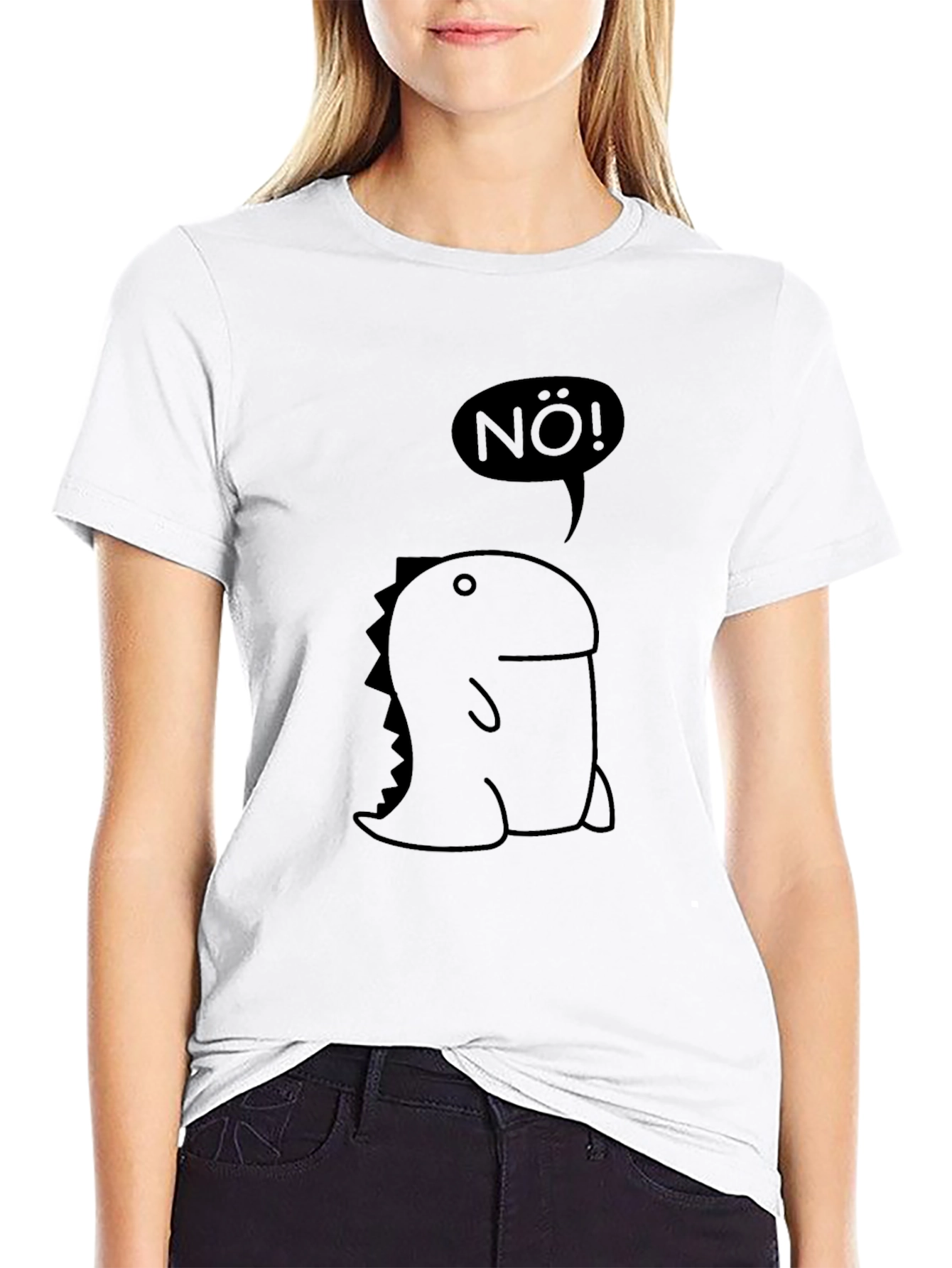 Nö! Dinosaur T-Shirt - Black