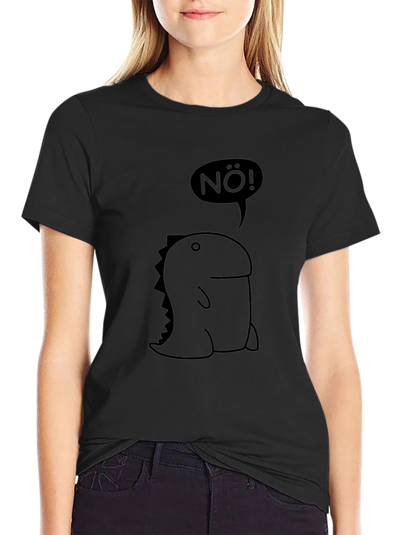 Nö! Dinosaur T-Shirt - Black