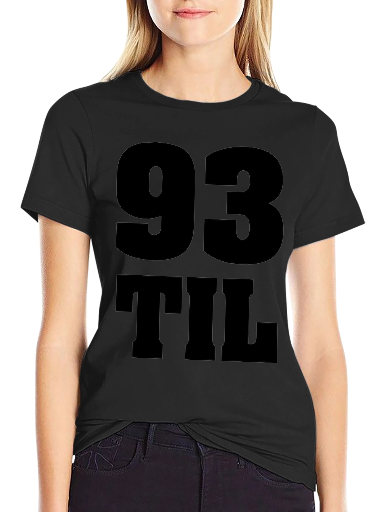 93 Til Black Graphic Tee