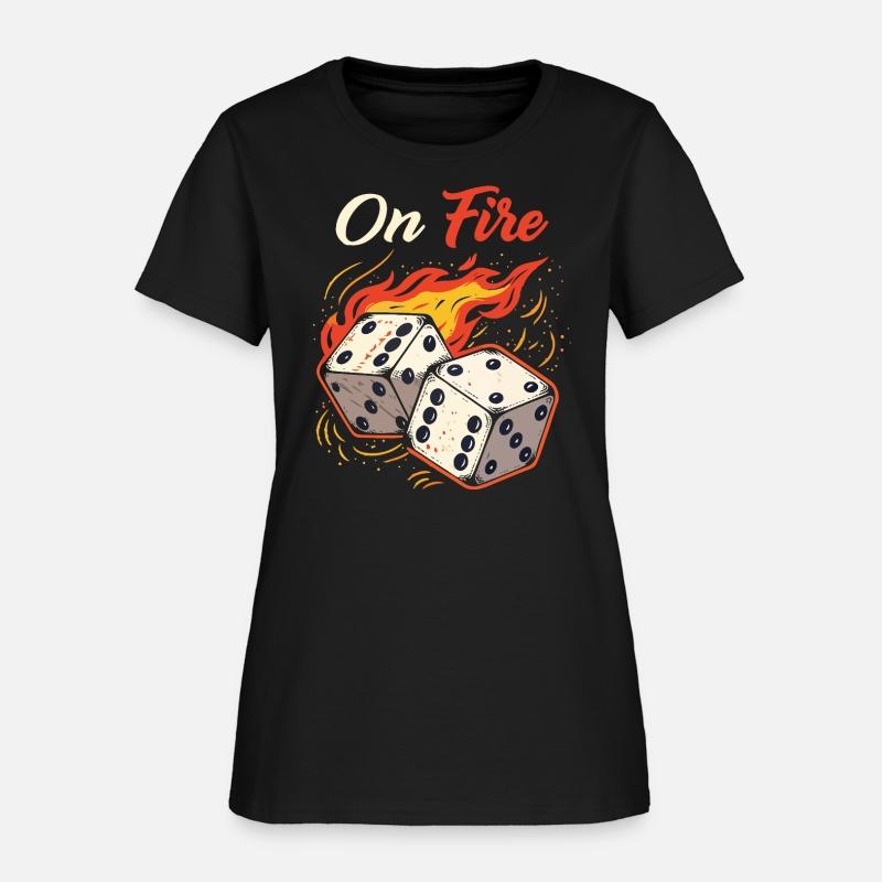 On Fire – Bold & Fiery T-Shirt Design