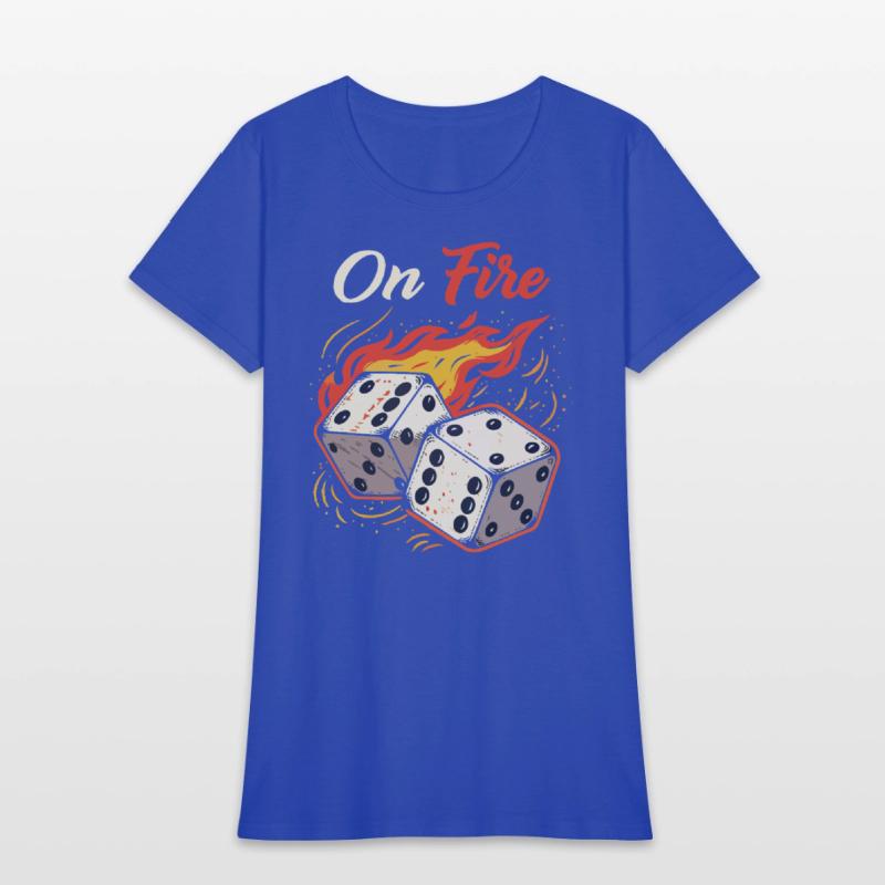 On Fire – Bold & Fiery T-Shirt Design