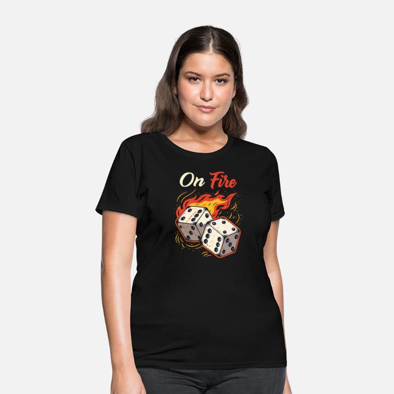 On Fire – Bold & Fiery T-Shirt Design