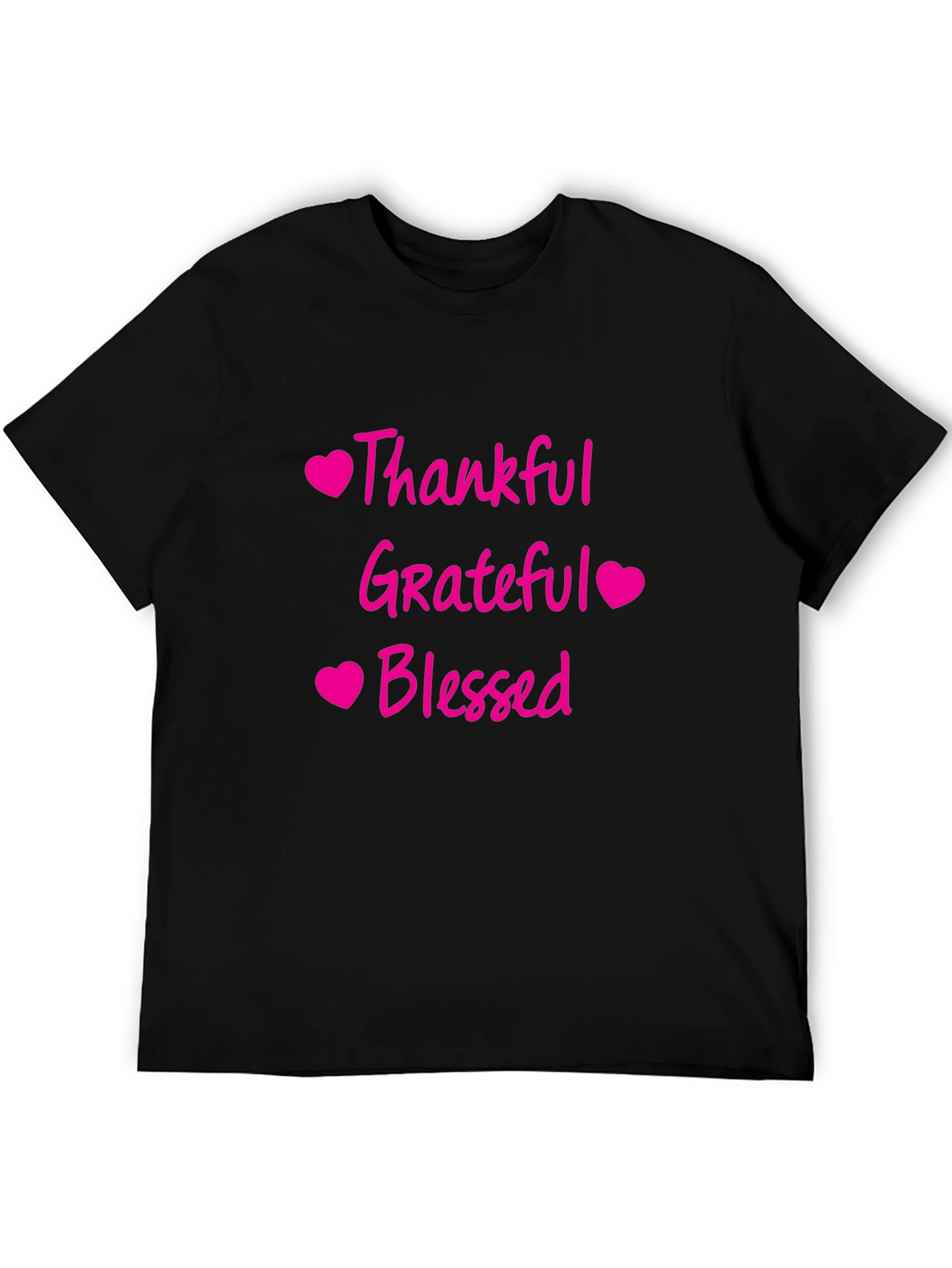 Thankful Grateful Blessed Graphic Tee