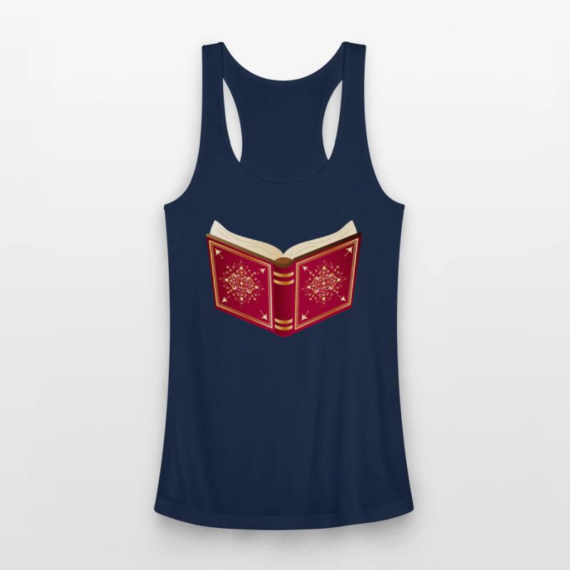 open red book for Santa Claus and Christmas