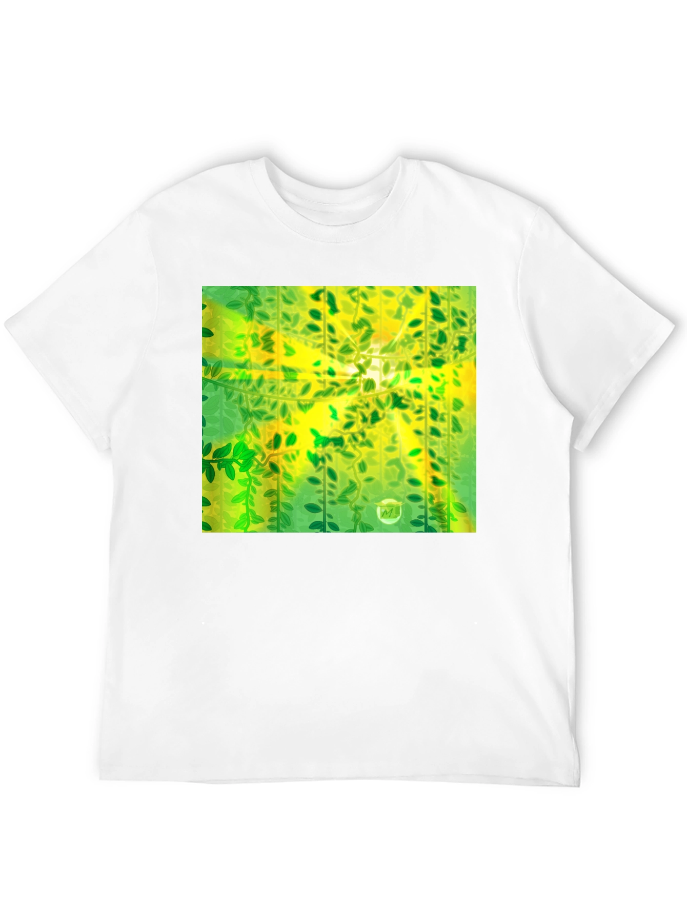 Green Vines Graphic T-Shirt