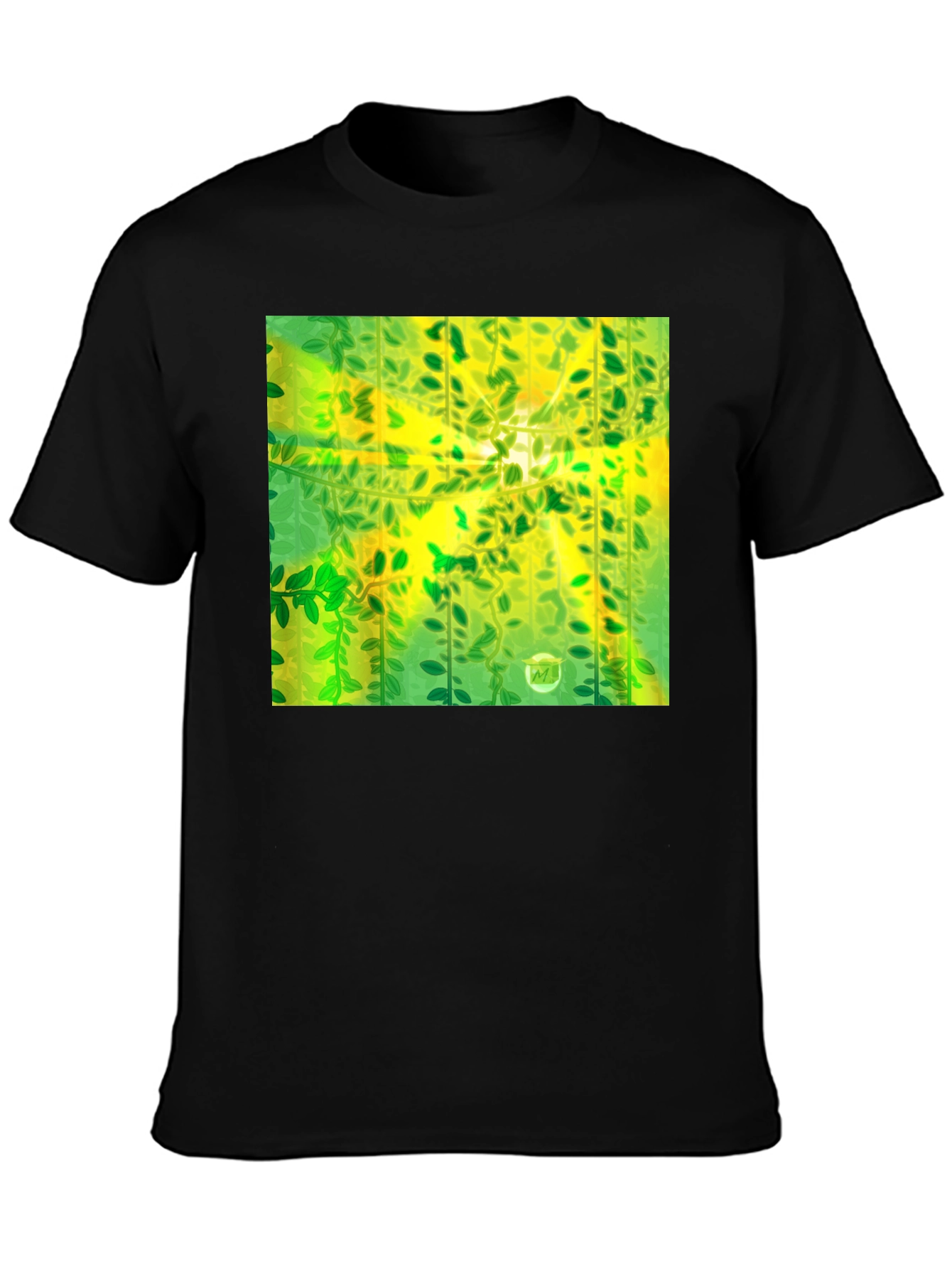 Green Vines Graphic T-Shirt