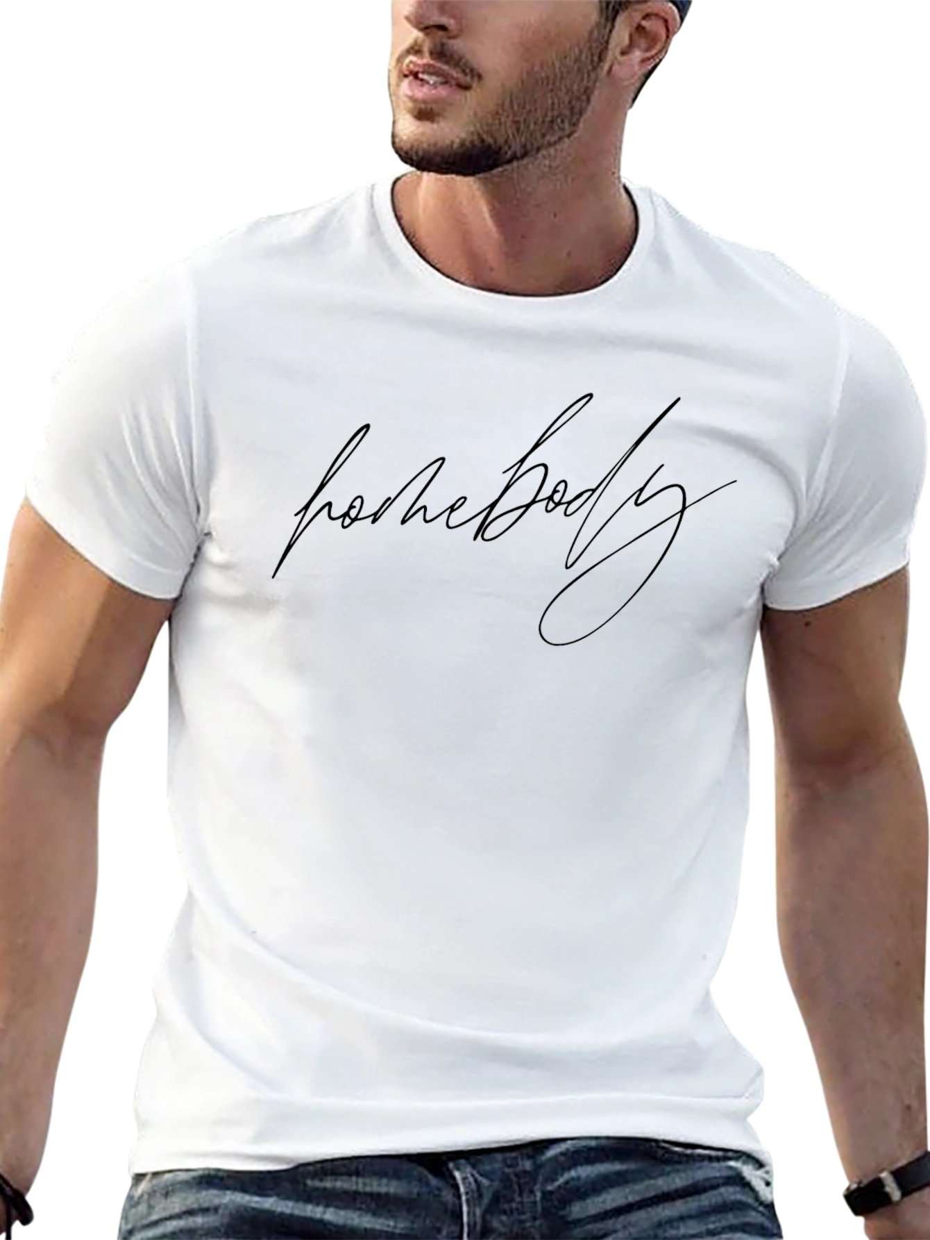 Homebody Black Graphic Tee