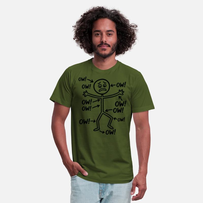 Ow Ow Ow Funny Chronic Pain Awareness Tee