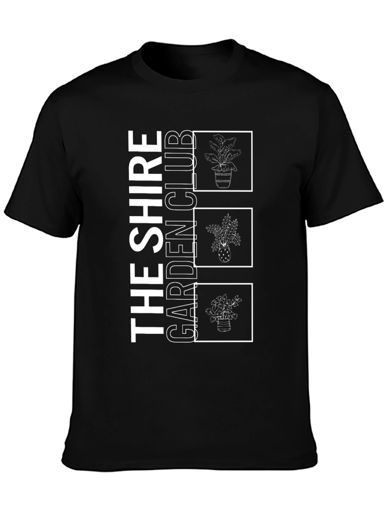 Shire Garden Club Black Graphic T-Shirt