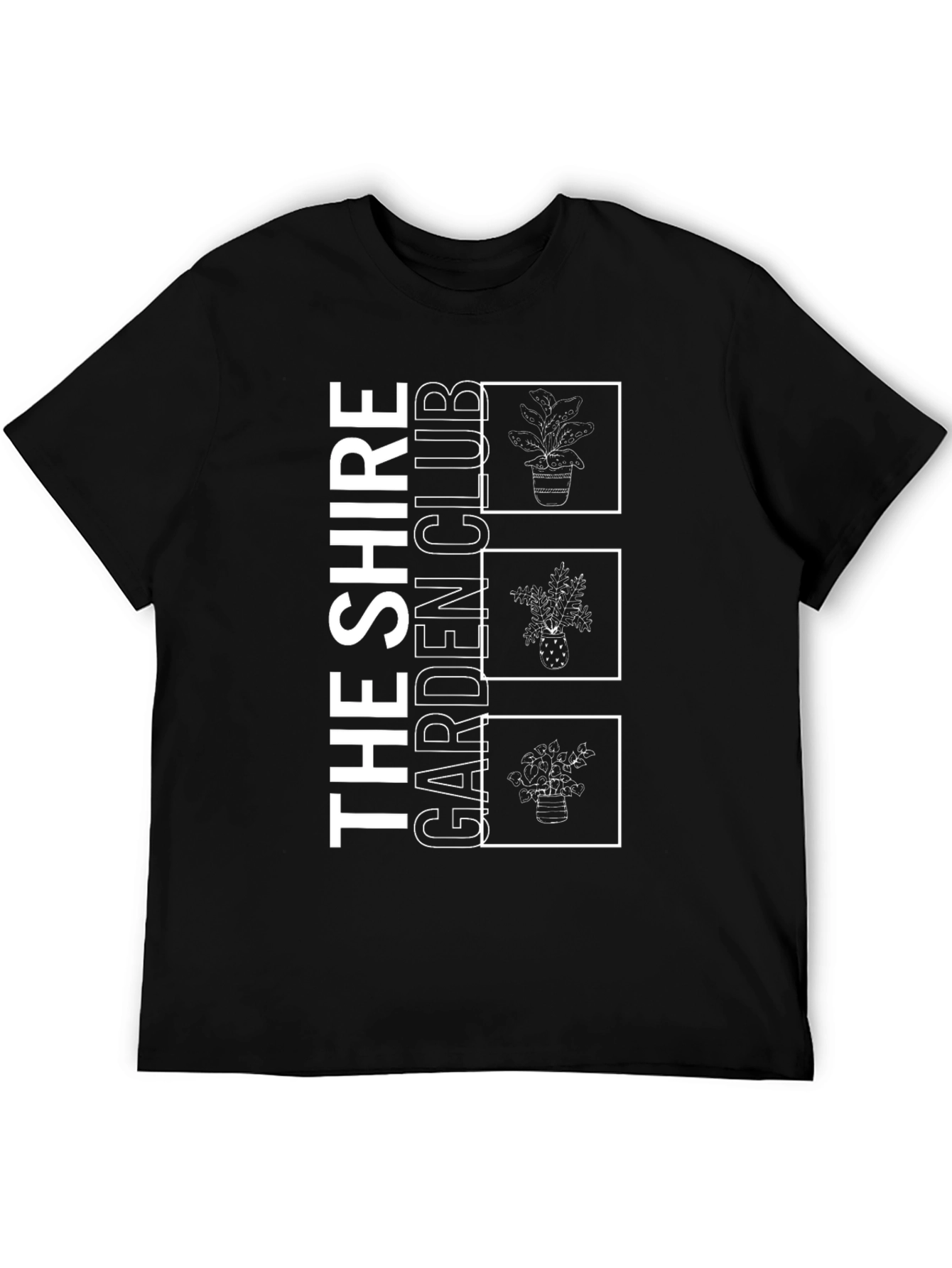 Shire Garden Club Black Graphic T-Shirt