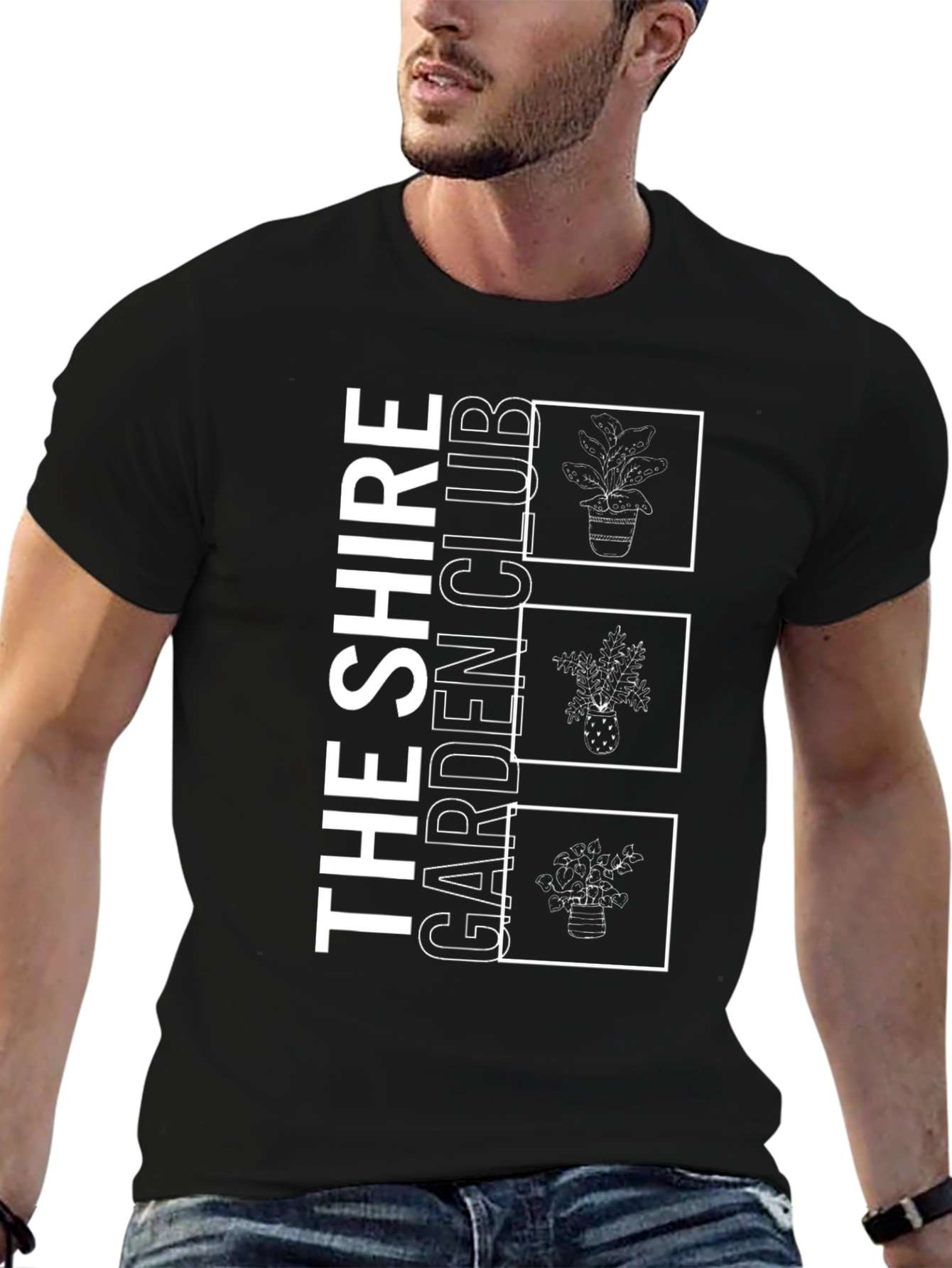 Shire Garden Club Black Graphic T-Shirt
