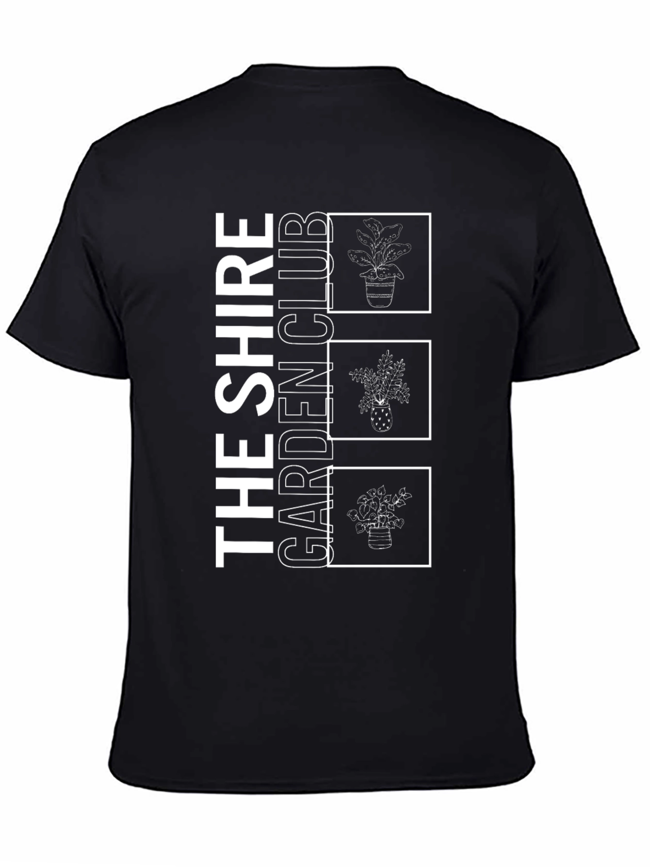 Shire Garden Club Black Graphic T-Shirt