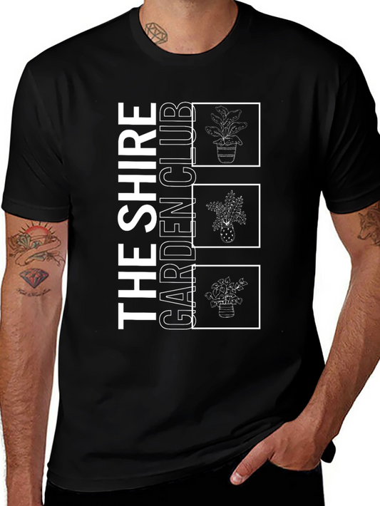 Shire Garden Club Black Graphic T-Shirt