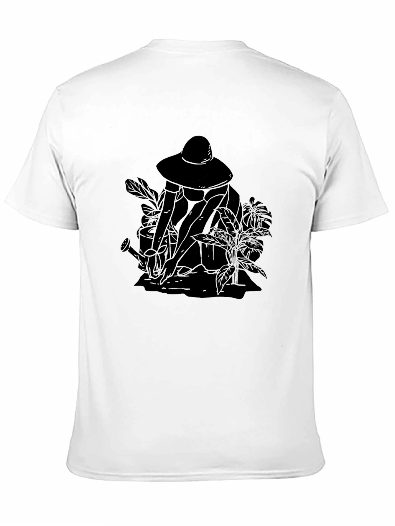 Gardener Graphic Tee - Unisex Black Cotton T-Shirt