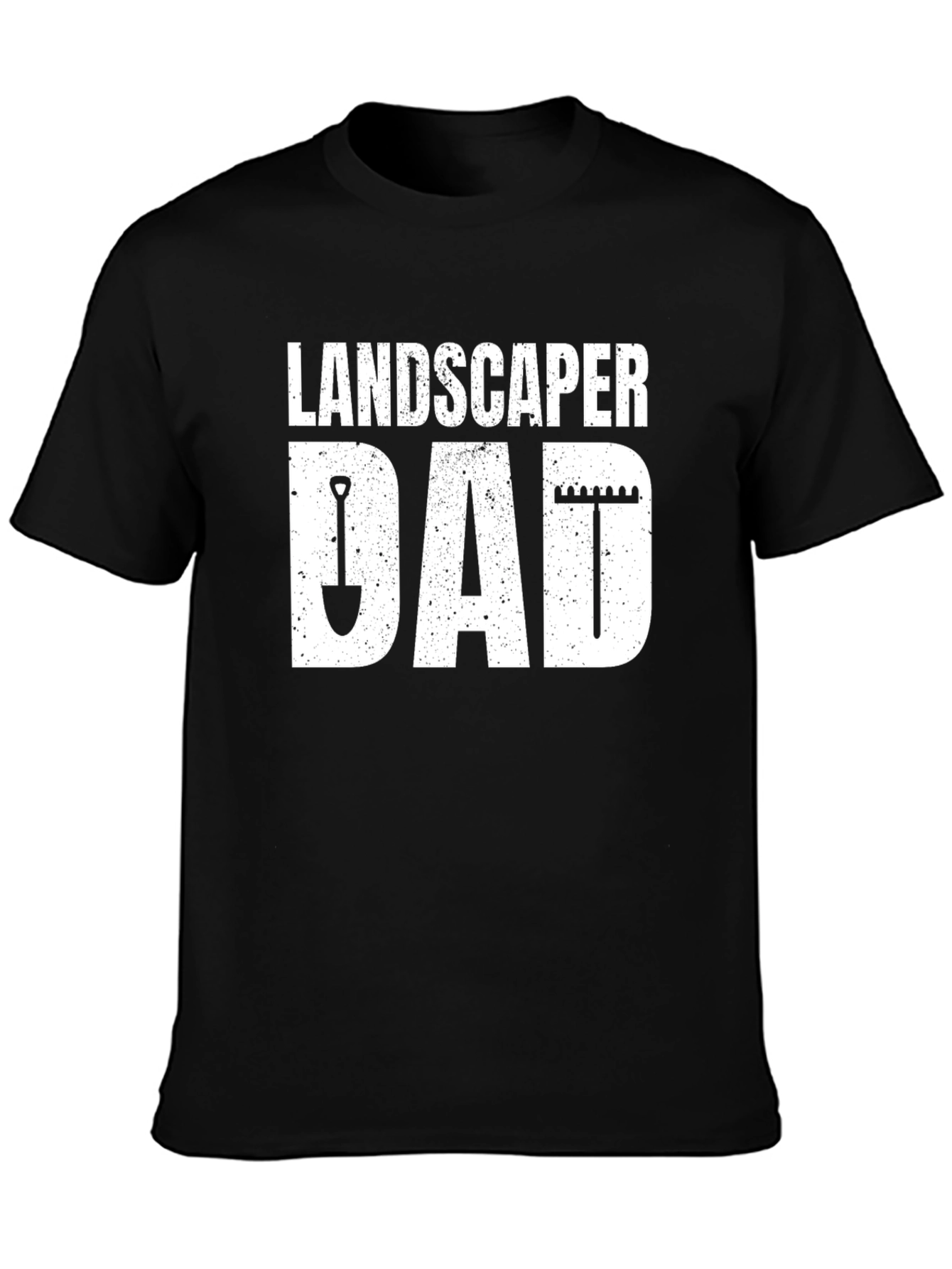 Landscaper Dad T-Shirt - Black Graphic Tee