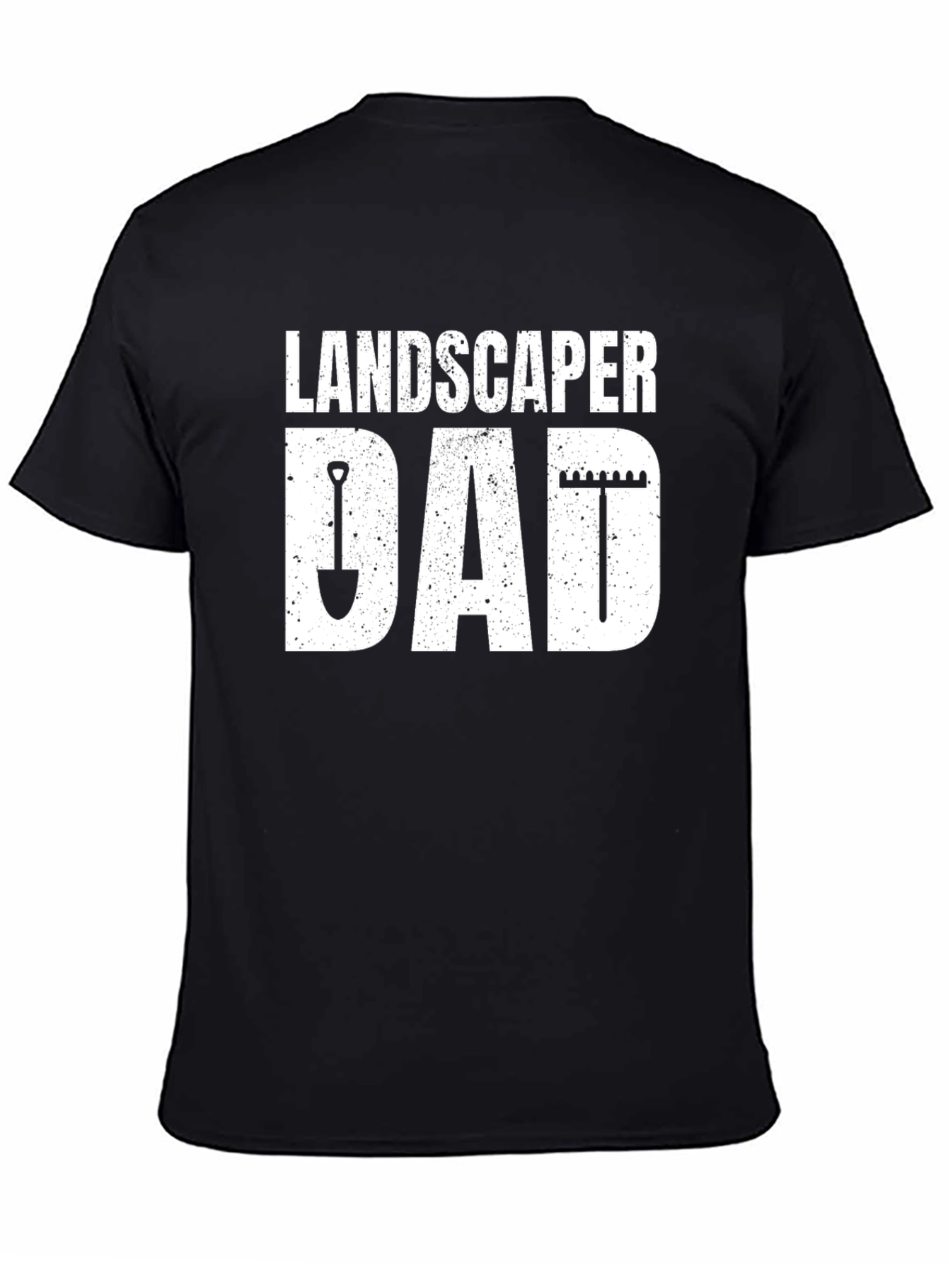 Landscaper Dad T-Shirt - Black Graphic Tee
