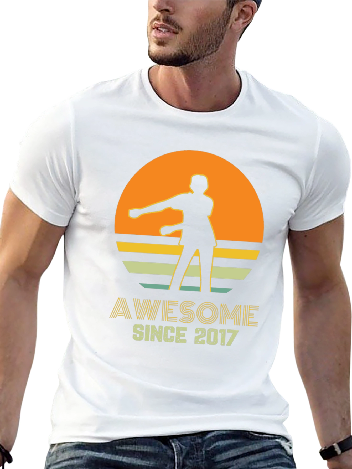 Awesome Since 2017 Graphic T-Shirt