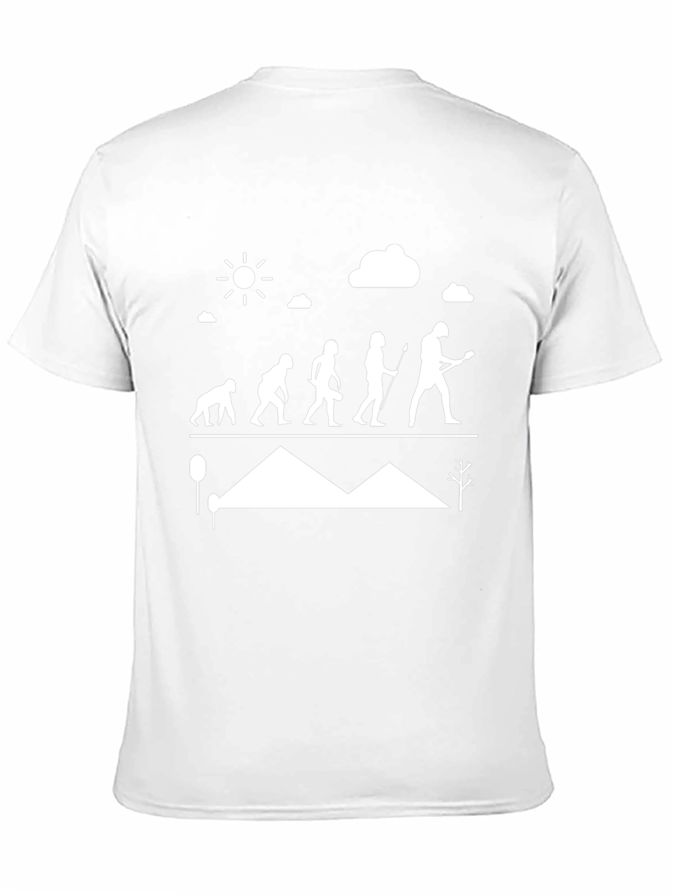 Evolution of Guitar T-Shirt - Black