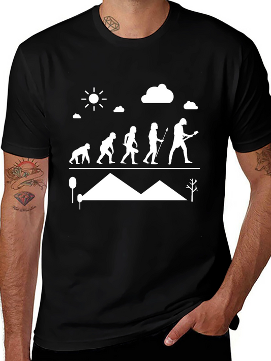 Evolution of Guitar T-Shirt - Black