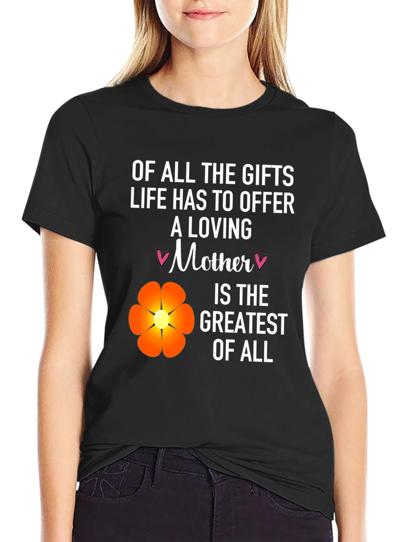 Loving Mother Graphic T-Shirt - Perfect Gift!
