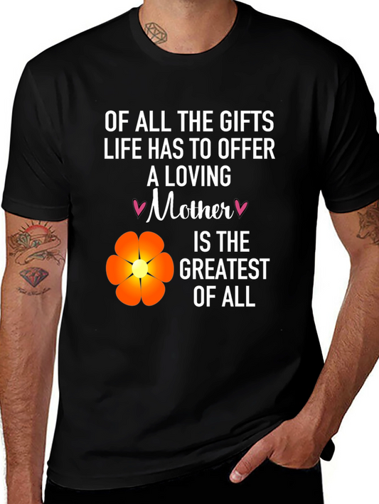 Loving Mother Graphic T-Shirt - Perfect Gift!