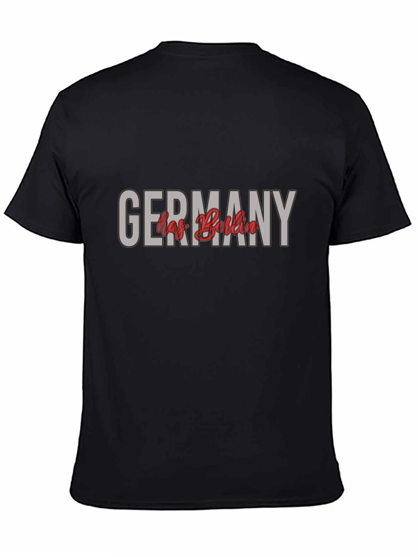 Germany Has Berlin Graphic T-Shirt - Stylish Black Tee