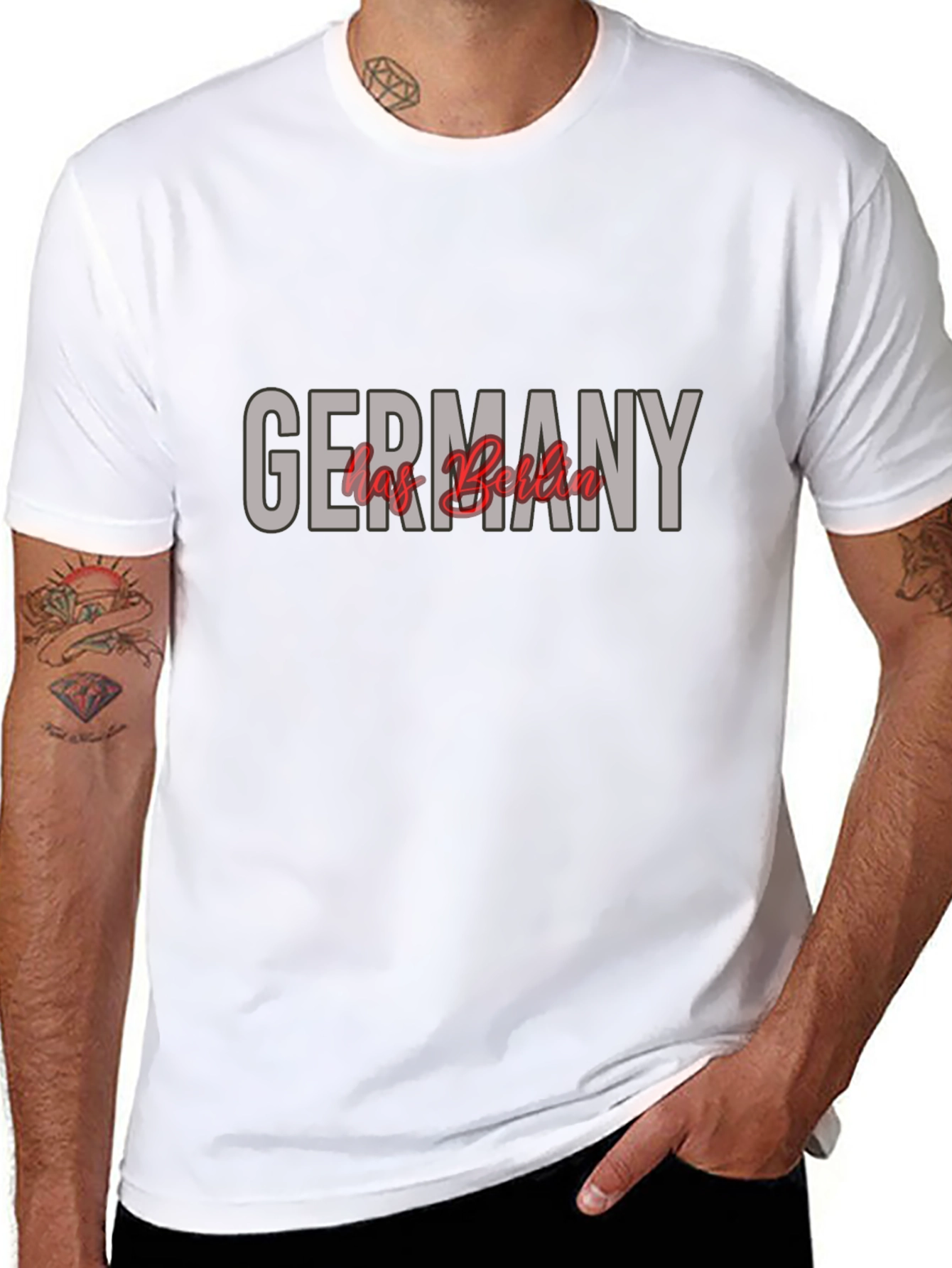 Germany Has Berlin Graphic T-Shirt - Stylish Black Tee